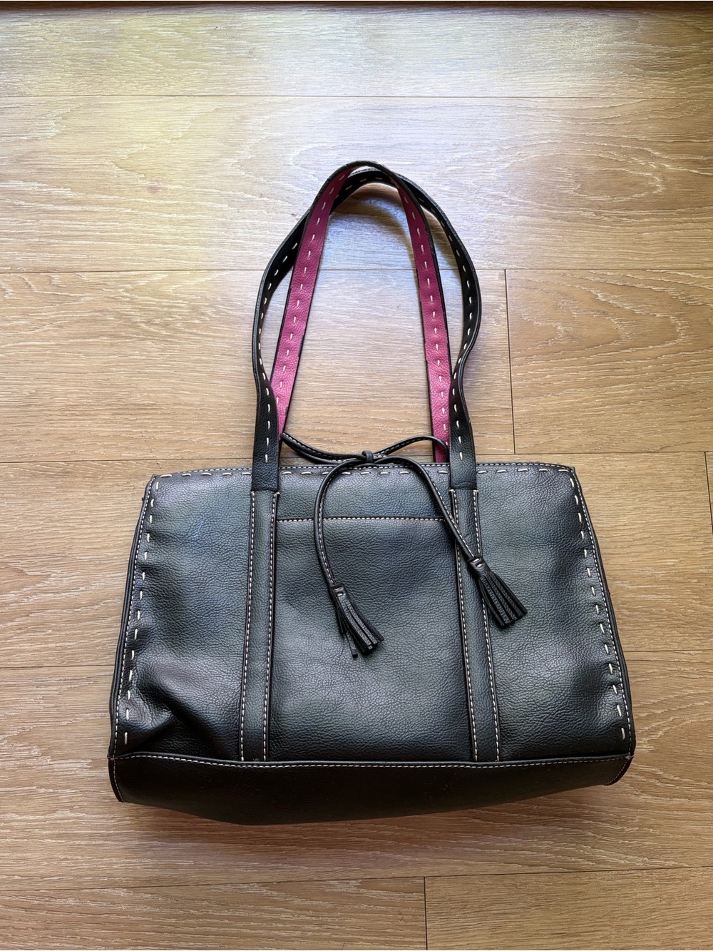 Vintage Y2K Liz Claiborne Purse Faux Leather Handbag